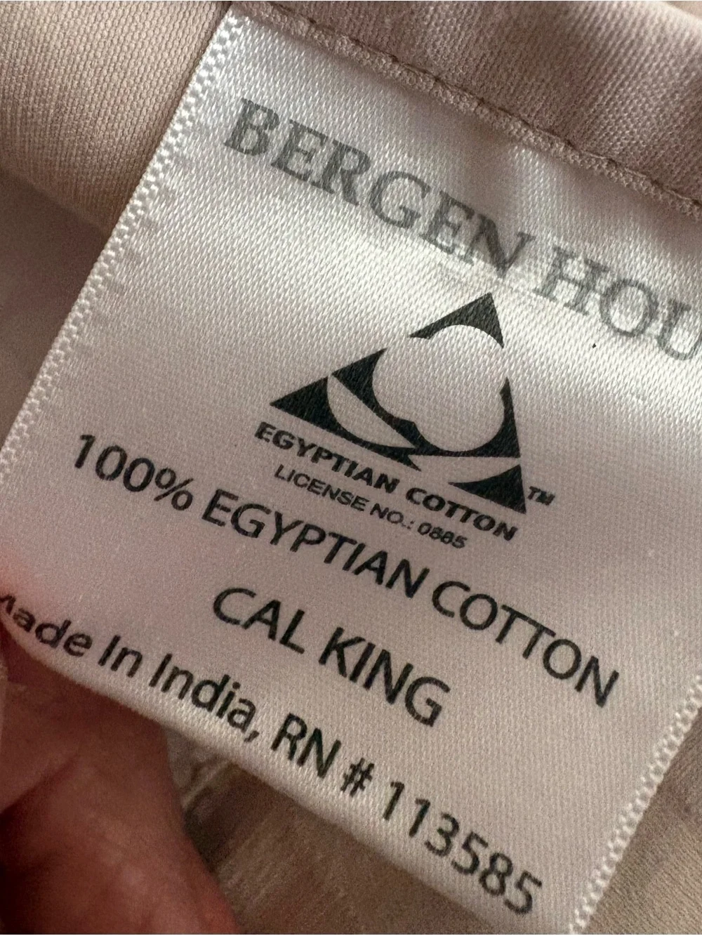 Egyptian Cotton Ca King Flat Sheet Only Pre Owned No Stains Or Damage Excellent